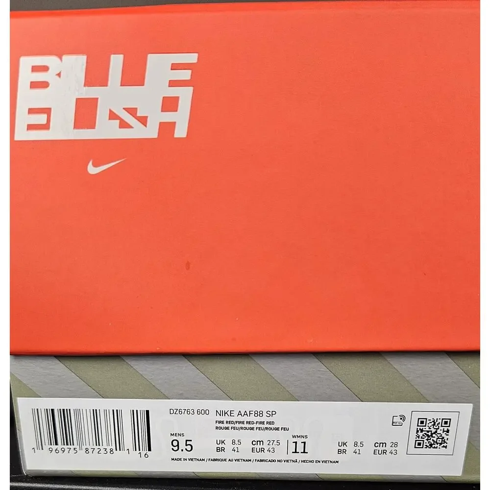 Nike Air Alpha Force 88 x Billie Eilish Fire Red DZ6763-600 Men’s Athletic Shoes